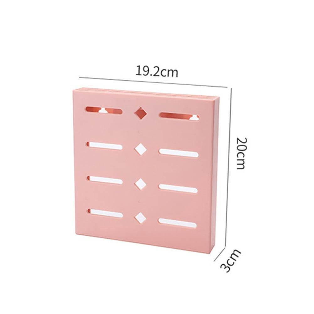 2PCS Firkantet Pastell Mavi Veggmontert Knivorganisator | Luvikno