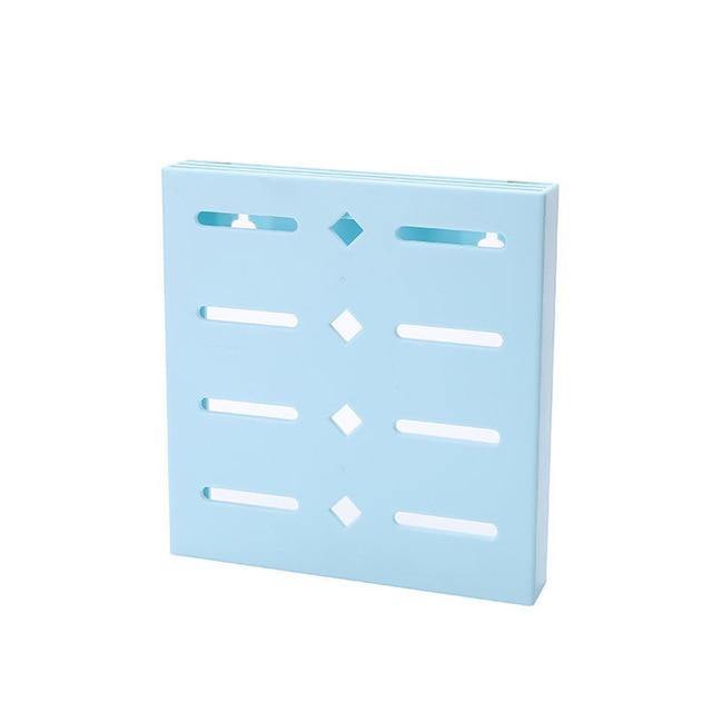 2PCS Firkantet Pastell Mavi Veggmontert Knivorganisator | Luvikno