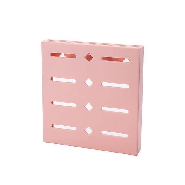 2PCS Firkantet Pastell Mavi Veggmontert Knivorganisator | Luvikno