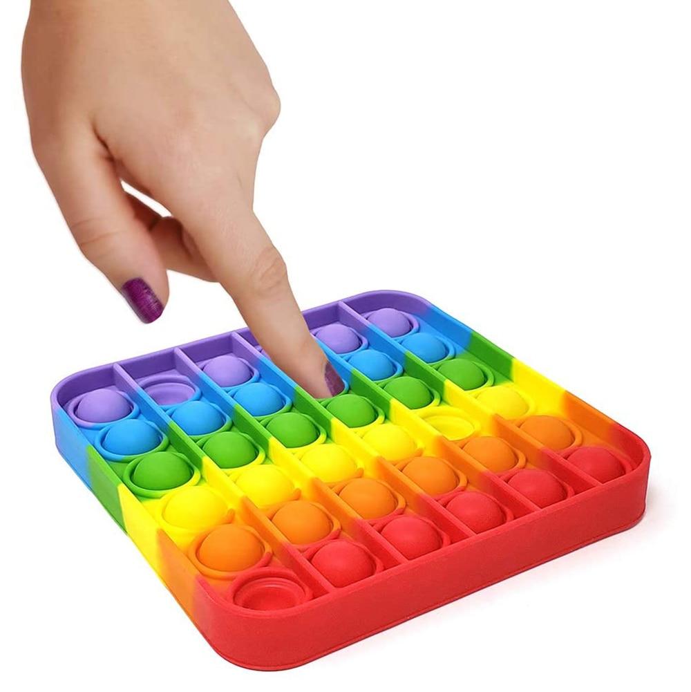Rainbow Pop It Fidget Toy | Luvikno