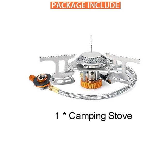 Spider X Camping Stove Set med Kjøkkenutstyr | Luvikno