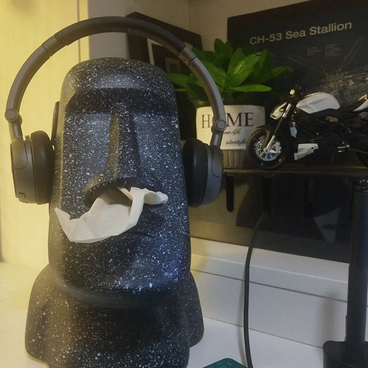 Stein Statue Tissue Box | Luvikno