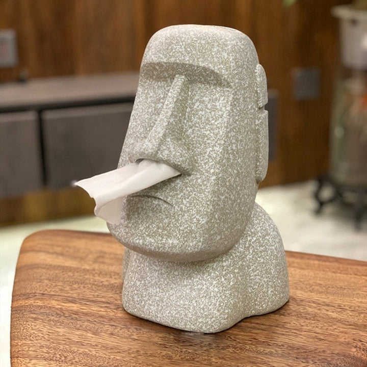 Stein Statue Tissue Box | Luvikno