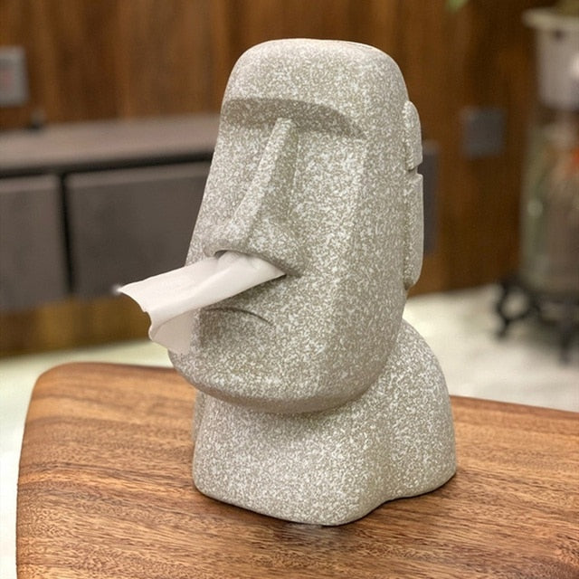 Stein Statue Tissue Box | Luvikno