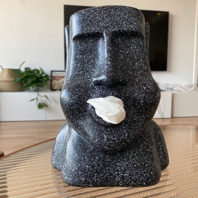 Stein Statue Tissue Box | Luvikno