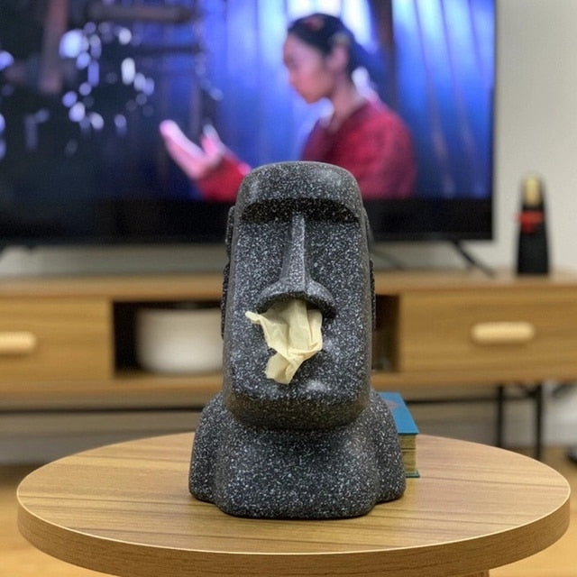 Stein Statue Tissue Box | Luvikno