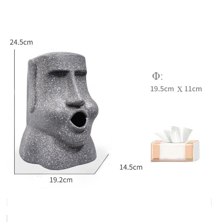 Stein Statue Tissue Box | Luvikno