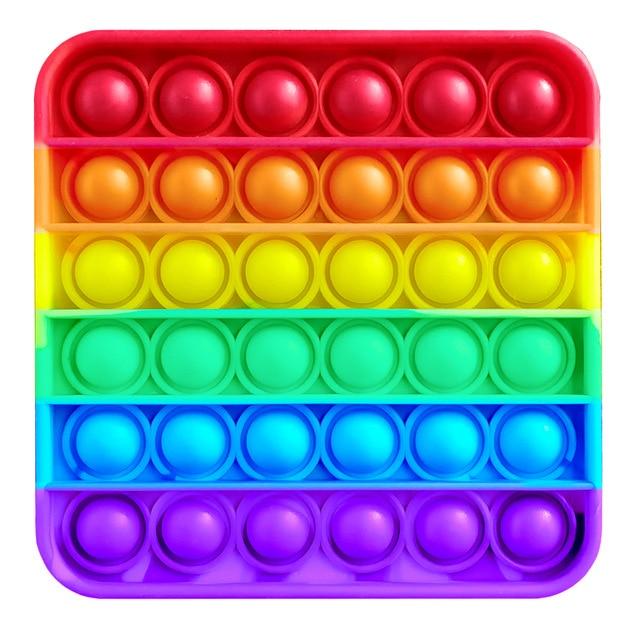 Rainbow Pop It Fidget Toy | Luvikno