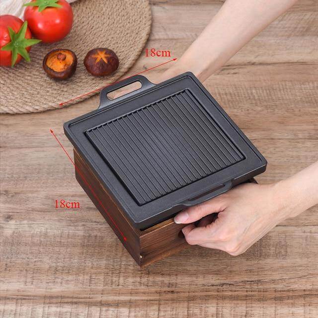Røykfri Bærbar Japansk Ikke-Klebende BBQ Grill | Luvikno