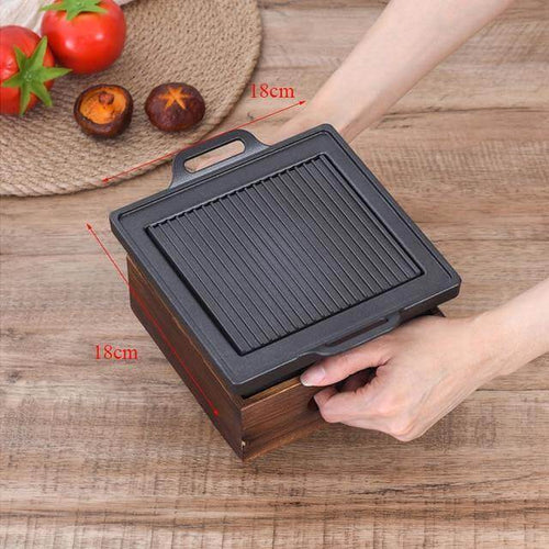 Røykfri Bærbar Japansk Ikke-Klebende BBQ Grill | Luvikno