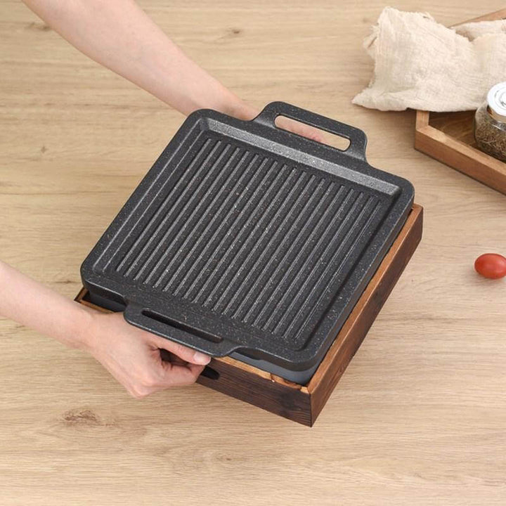 Røykfri Bærbar Japansk Ikke-Klebende BBQ Grill | Luvikno