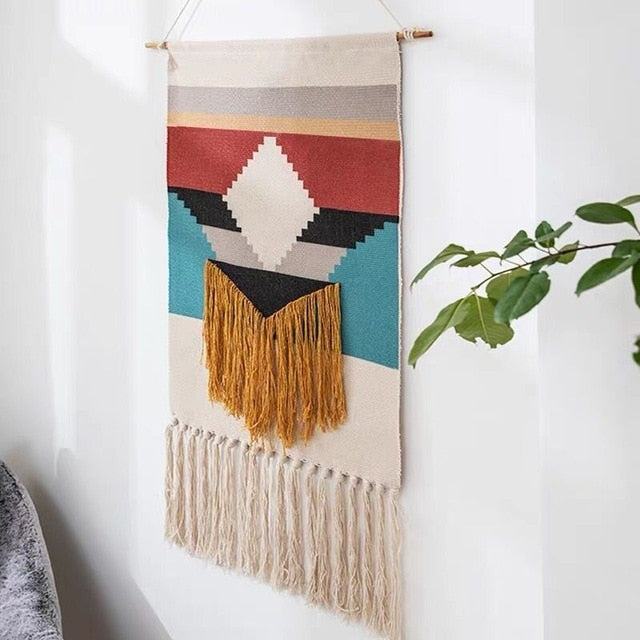 Moderne geometrisk veggkunst Luvikno