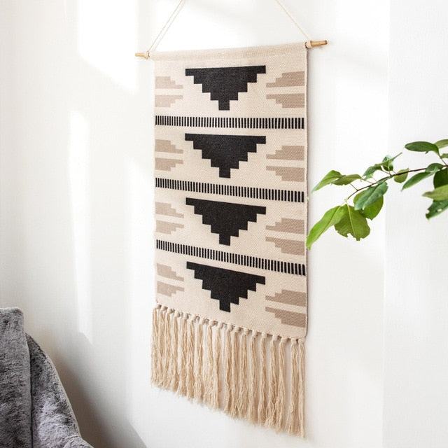 Moderne geometrisk veggkunst Luvikno