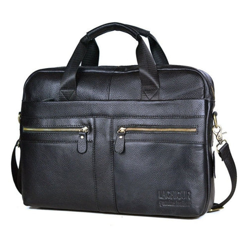 Karsten Bag - Ekte Lær Laptop Forretnings Reise Bag | Luvikno