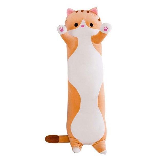Søt katt myk lang katt plush pute | Luvikno