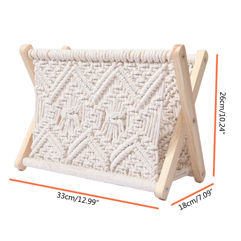 Nordic Cotton FoldaLuviknoe Magazine Holder | Luvikno
