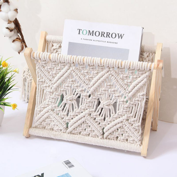 Nordic Cotton FoldaLuviknoe Magazine Holder | Luvikno