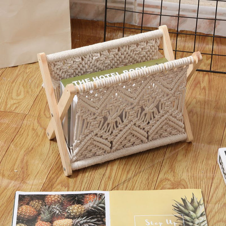 Nordic Cotton FoldaLuviknoe Magazine Holder | Luvikno