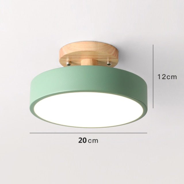 Fargerik nordisk LED taklampe | Luvikno