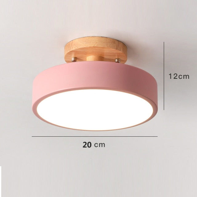 Fargerik nordisk LED taklampe | Luvikno