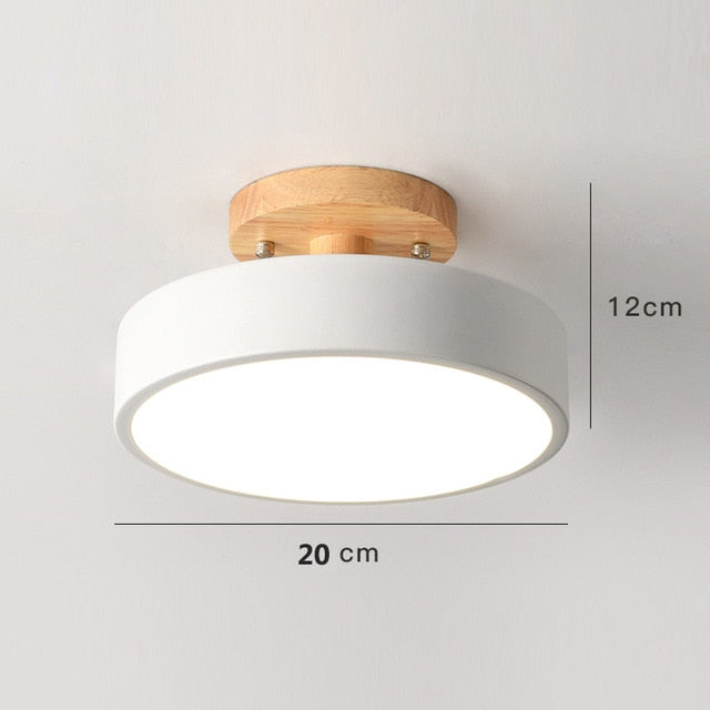 Fargerik nordisk LED taklampe | Luvikno