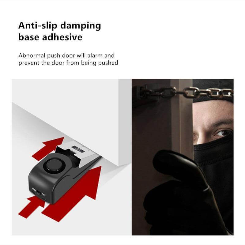 Bærbar trådløs alarmdørstopper | Luvikno