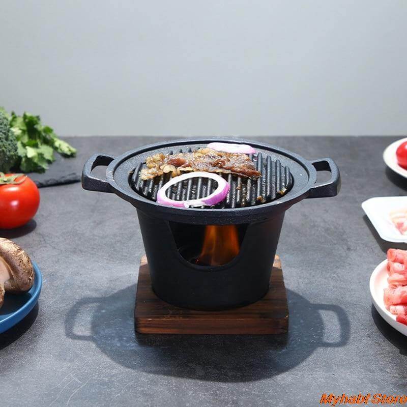Mini japansk røykfri grillbord | Luvikno