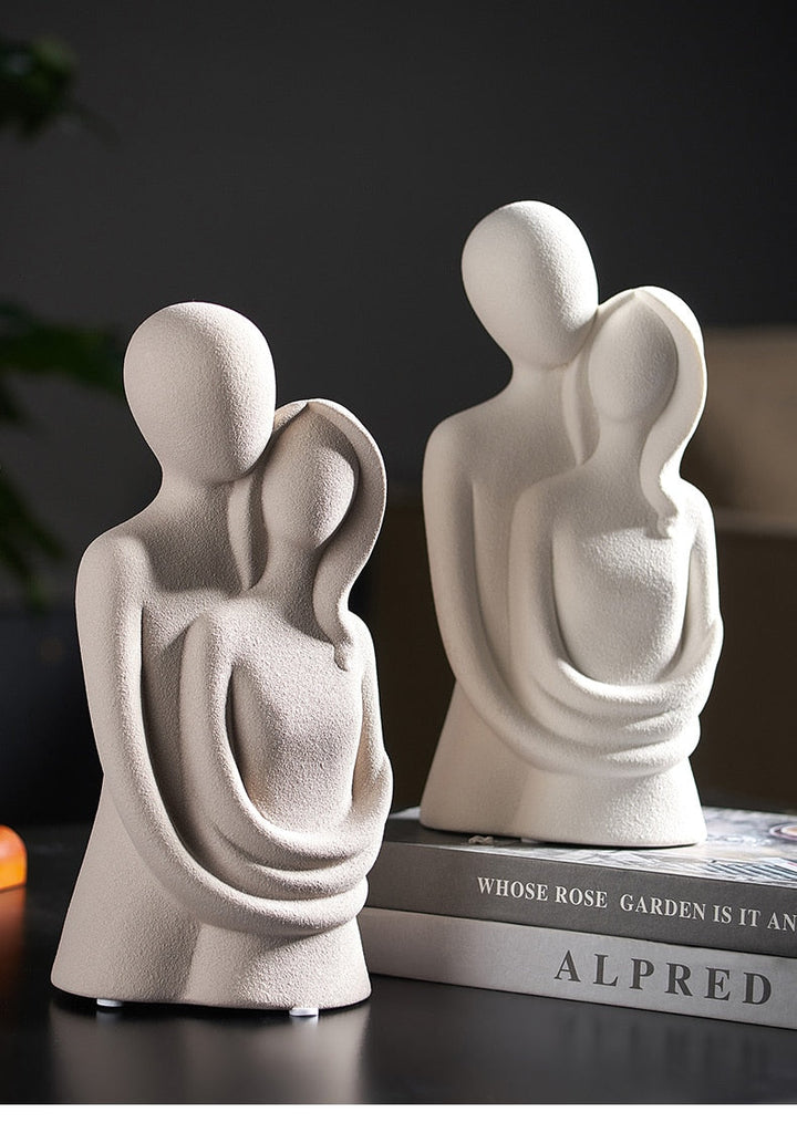 Nordic Abstract Thinker Harpiks Statue Skulptur | Luvikno