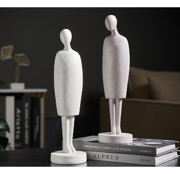 Nordic Abstract Thinker Harpiks Statue Skulptur | Luvikno