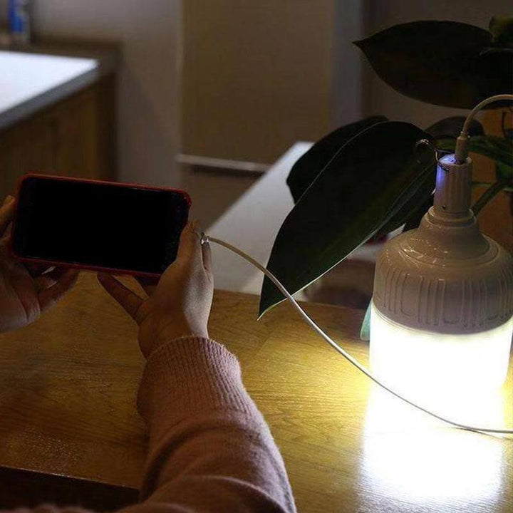 Utendørs USB oppladbar LED nattlampepære | Luvikno