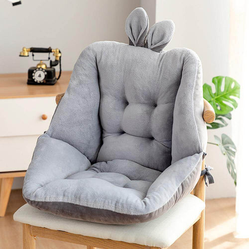 Fluffy Cute Chair Back Cushion | Luvikno