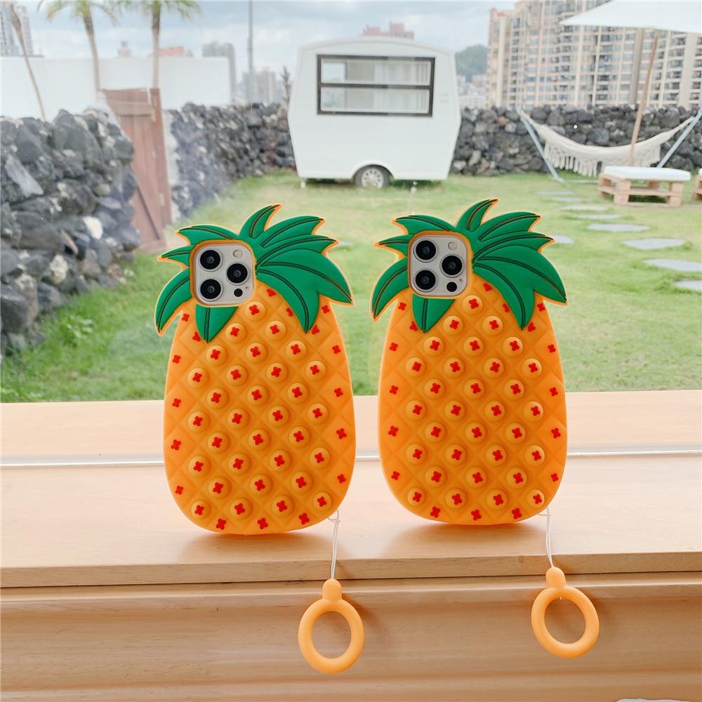 Pineapple Pop It iPhone-deksel | Luvikno