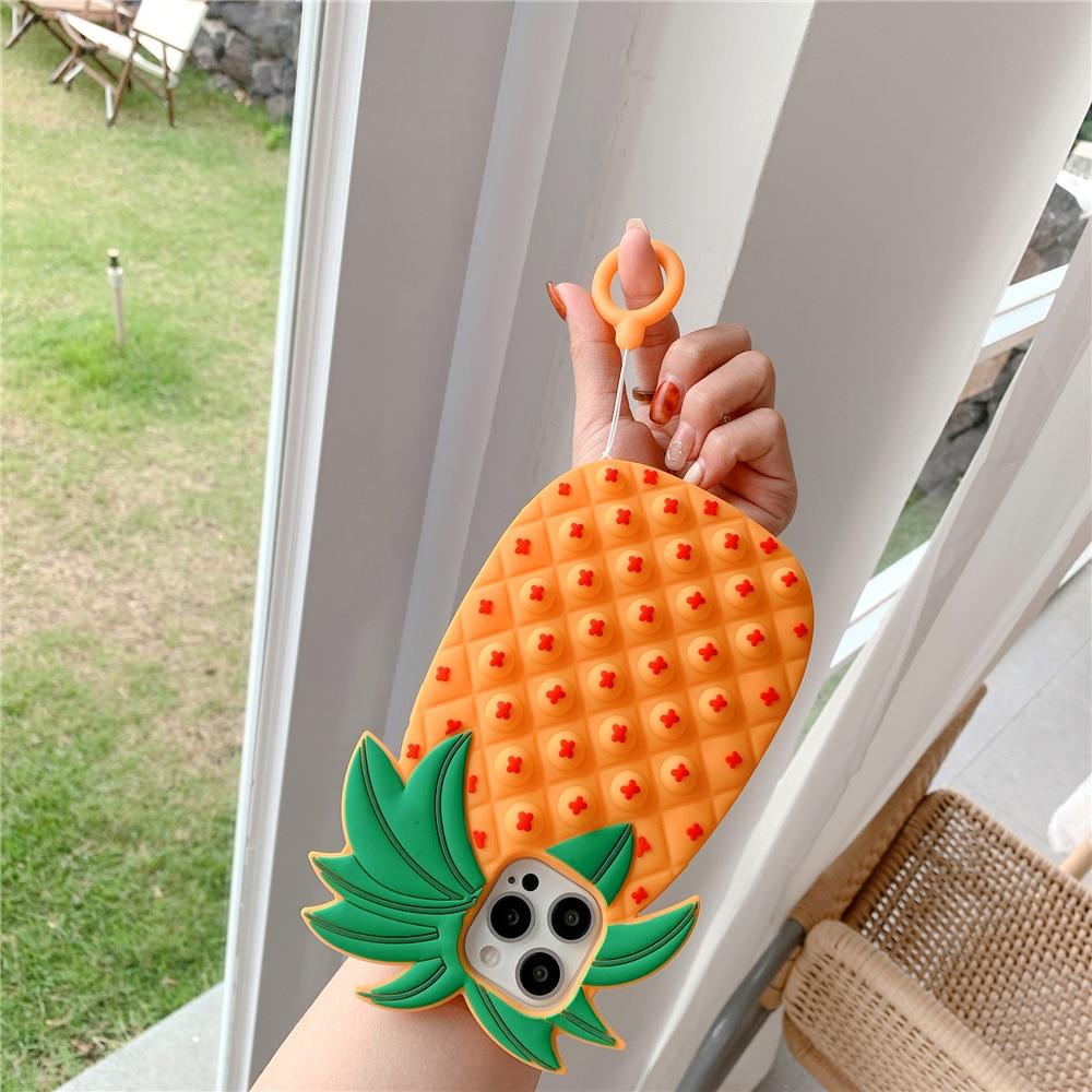 Pineapple Pop It iPhone-deksel | Luvikno