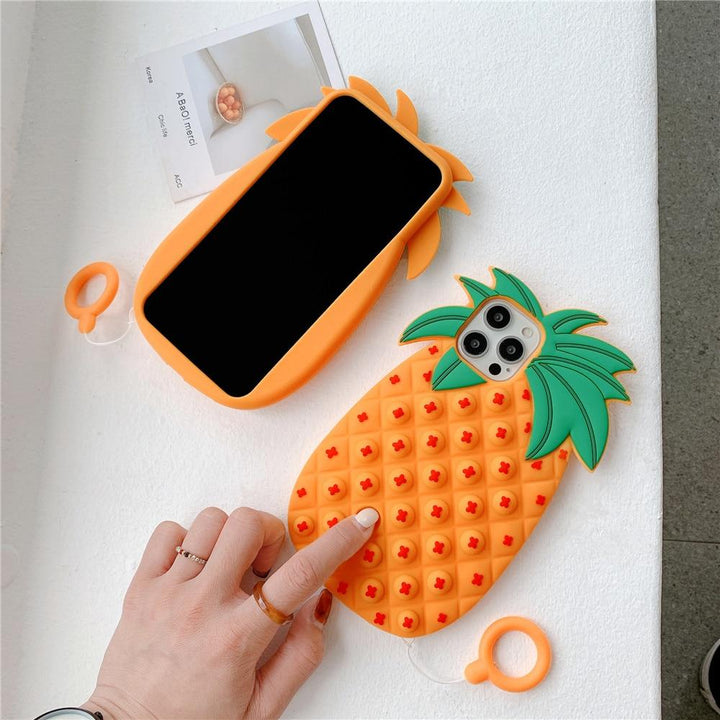Pineapple Pop It iPhone-deksel | Luvikno