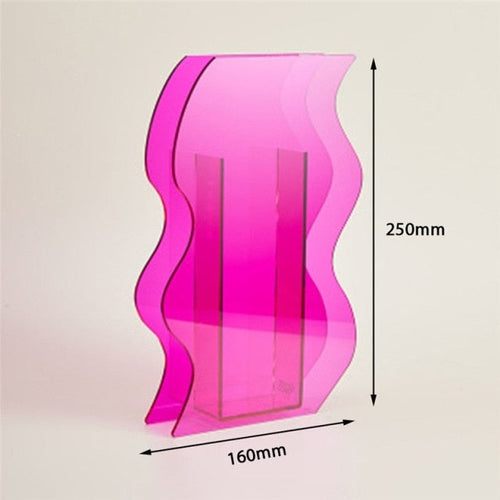 Nordic Moderne Geometrisk Regnbue Vase | Luvikno