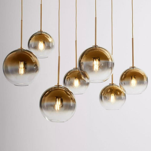 Moderne Glass Sphere Pendellamper | Luvikno