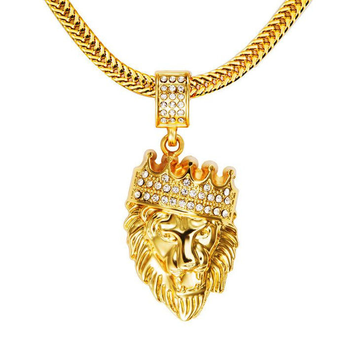 Alpha Lion - 18k Gullbelagt Halskjede | Luvikno