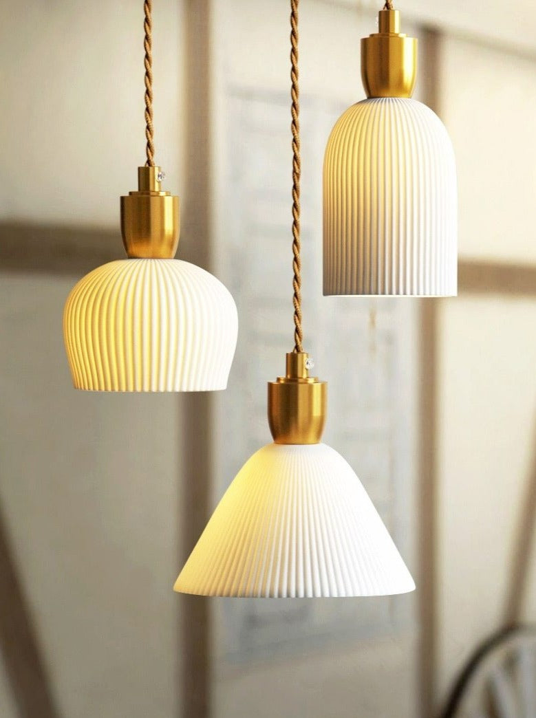 Moderne nordiske keramiske pendellamper | Luvikno