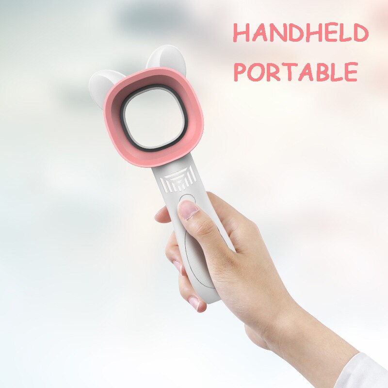 Moderne Oppladbar Mini Katt Bladeless Vifte | Luvikno