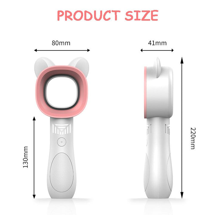 Moderne Oppladbar Mini Katt Bladeless Vifte | Luvikno