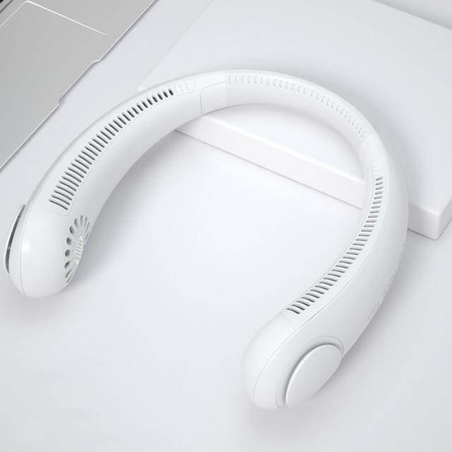 Stylish Mini Bladeless Travel Neck Fan - Image 1