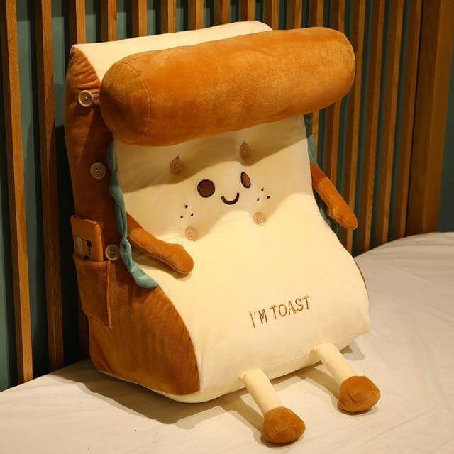 I AM TOAST Søt Seng Komfortabel Vaskbar Pute | Luvikno