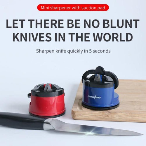Mini knivsliper med sugekopp | Luvikno