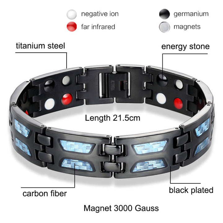 Titanium Magnetisk Terapi Armbånd | Luvikno