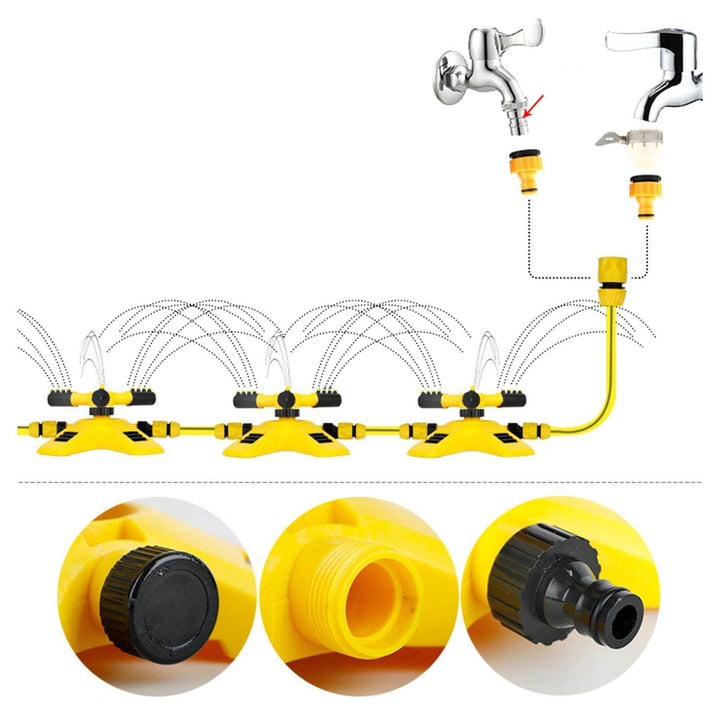 360 Grad Automatisk Vannsprinkler | Luvikno
