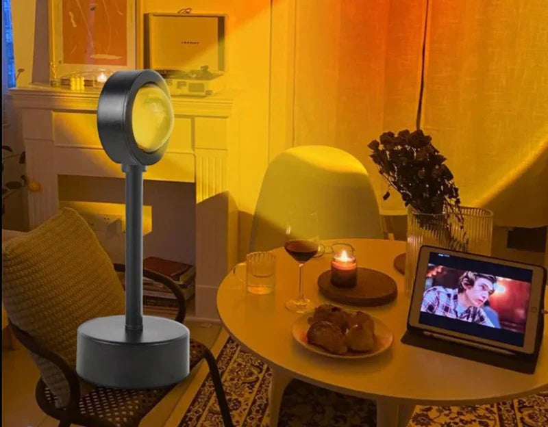 Sunset lampe med 4 farger - GlowSphere | Luvikno