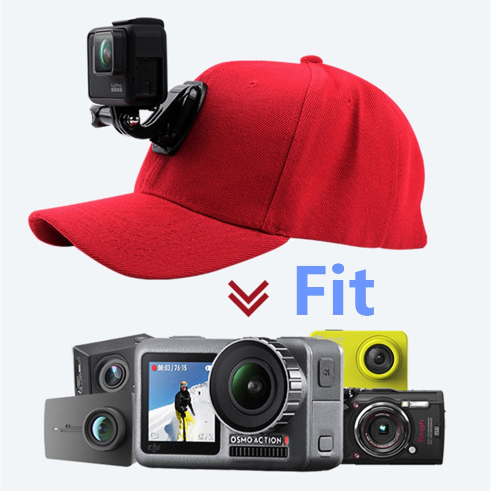 Justerbar actionkamera-hatt | Luvikno