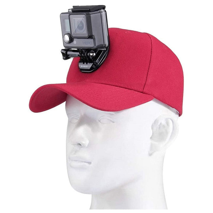 Justerbar actionkamera-hatt | Luvikno