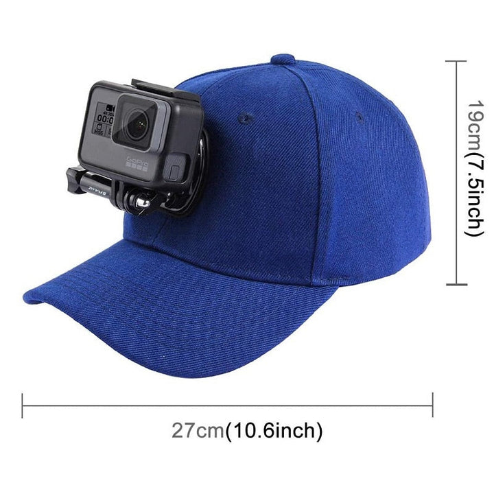 Justerbar actionkamera-hatt | Luvikno
