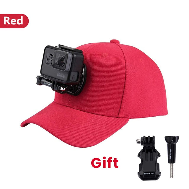 Justerbar actionkamera-hatt | Luvikno